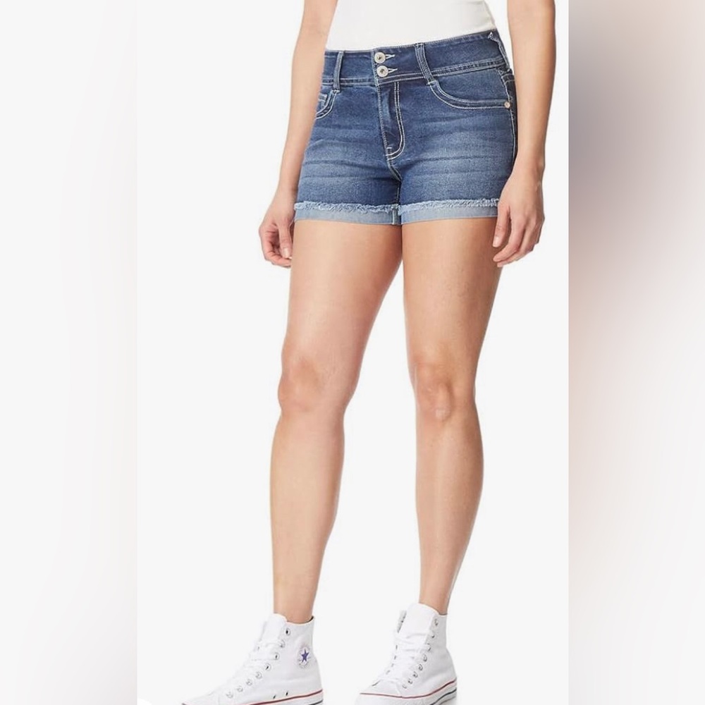 WallFlower Sassy Denim Shorts High-Rise Insta Soft Juniors (S)